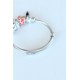 Silver Renk Charm Model Çiçek Aksesuarlı Kararmaz Çelik Kadın Bileklik Silver Renk Charm Model Çiçek Aksesuarlı Kararmaz Çelik Kadın Bileklik