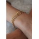 Çelik Gold Renk 2li Kadın Bileklik Çelik Gold Renk 2li Kadın Bileklik