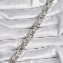 316L Çelik Gümüş Renk Unisex Bileklik