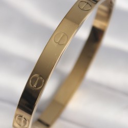 316L Çelik Gold Renk Cartier Model Kadın Kelepçe