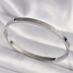 316L Çelik Gümüş Renk Cartier Model Kadın Bileklik