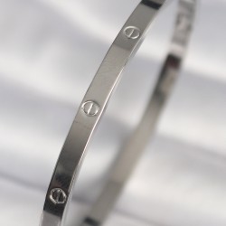 316L Çelik Gümüş Renk Cartier Model Kadın Bileklik