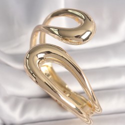 Pirinç Gold Renk Damla Model Kadın Kelepçe