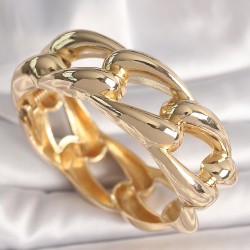 Pirinç Gold Renk Zincir Model Kadın Kelepçe