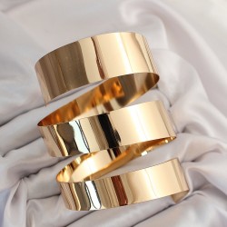 Pirinç Sarmal Gold Renk Kadın Pazu Bileklik