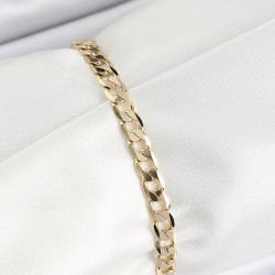 Xuping Pirinç Klasik Ezme Zincir Model Gold Renk Kadın Bileklik