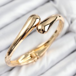 Pirinç Sarmal Model Gold Renk Kadın Kelepçe