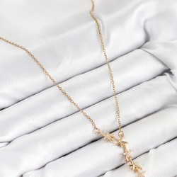 316L Çelik Yıldız Model Gold Renk Kadın Kolye