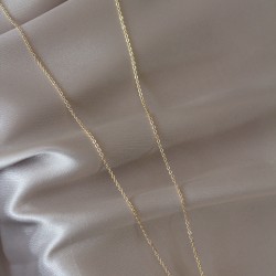 Gold Renkli Zirkon Taşlı Küp Model G Harfli Kolye