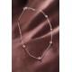 Çelik Gümüş Renk Zincir Çift Renkli Minimal Oval Tasarım Kolye Çelik Gümüş Renk Zincir Çift Renkli Minimal Oval Tasarım Kolye
