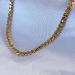 316L Çelik Gold Renk 60 cm Arpa Zincir Model Kadın Kolye