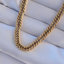 316L Çelik Gold Renk Zincir Kolye
