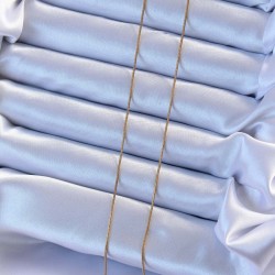 316L Çelik Zincir Altın Renk Zirkon Taşlı Charm Model Kolye