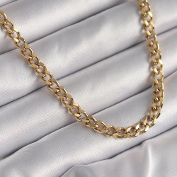 316L Çelik Gold Renk Zincir Kadın Kolye