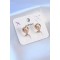 Xuping Rose Gold Renk Kobra Yılan Model Zirkon Taşlı Kadın Küpe
