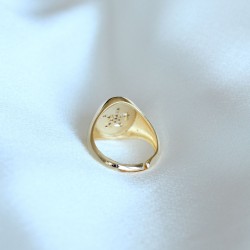 Yıldız Model Gold Renk Yüzük