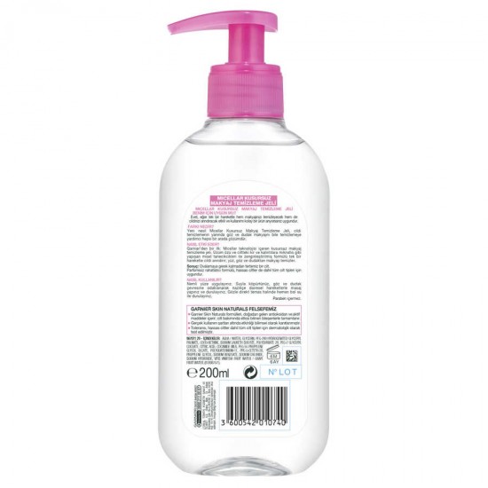Garnier Micellar Kusursuz Makyaj Temizleme Jeli 200 ml Garnier Micellar Kusursuz Makyaj Temizleme Jeli 200 ml