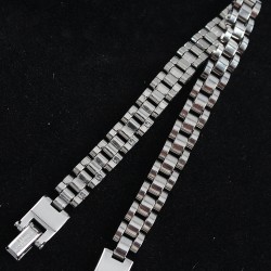 316L Çelik Kordon Model Gümüş Renk Erkek Bileklik