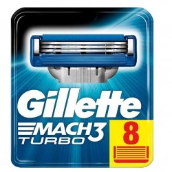 Gillette Mach3 Turbo 8'li Yedek Tıraş Bıçağı