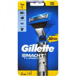 GILLETTE MACH 3 MAKINA TURBO 2 UP 3D MOTION