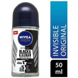 Nivea Men Black White Invisible Original Roll On 50 ml