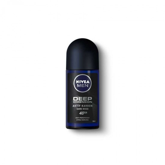Nivea Men Deep Aktif Karbon Roll On 50 ml Nivea Men Deep Aktif Karbon Roll On 50 ml