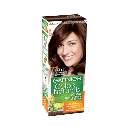 Garnier Color Naturals Saç Boyası 5 Açık Kahve