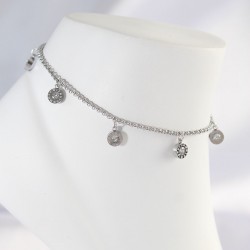 316L Çelik Gümüş Renk Minimal Cartier Model Halhal