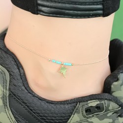 Metal Kutup Yıldızı Figür Tasarımlı Zincirli Hal