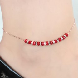 Bordo Miyuki Taşlı Hal