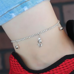 Zirkon Taşlı Silver Renk Kaplama Hal