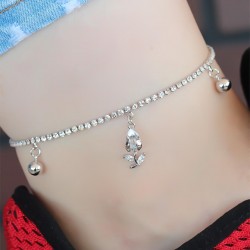 Zirkon Taşlı Silver Renk Kaplama Hal