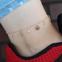 Zirkon Taşlı Rose Renk Kuğulu Hal