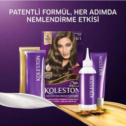 Wella Koleston Kit Saç Boyası - 6 1 Büyüleyici Kahve