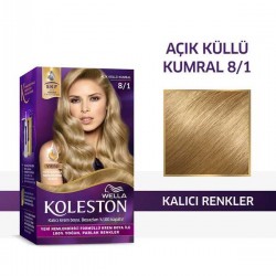 Wella Koleston Kit Saç Boyası Açık Küllü Kumral 8/1