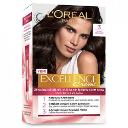 L'Oréal Paris Excellence Creme Saç Boyası 3 Koyu Kestane