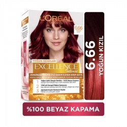L'Oréal Paris Excellence Intense Saç Boyası 6 66 Yoğun Kızıl