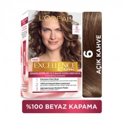 Loreal Excellence Creme 6 Açık Kahve Saç Boyası