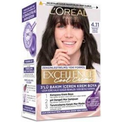 Loreal Paris Excellence Cool Creme Saç Boyası 4 11 Ekstra Küllü Kahve
