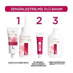 L’Oréal Paris Excellence Creme Saç Boyası 1/01 Derin Siyah