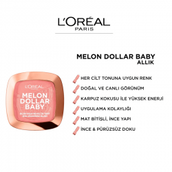 Loreal Paris Melon Dollar Baby Blush Allık 03 Water Addict