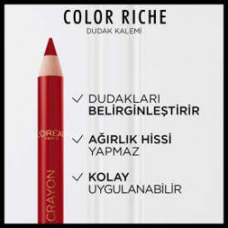 Loreal Paris Color Riche Dudak Kalemi - 300 Le Rouge