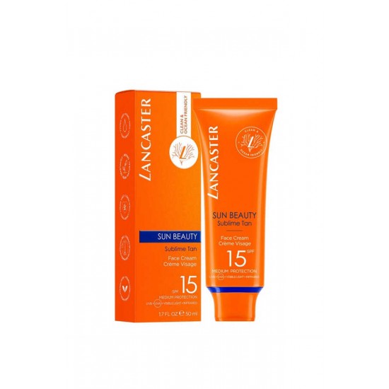 Lancaster Sun Beauty SPF 15 Face Cream Yüz Kremi 50 ml Lancaster Sun Beauty SPF 15 Face Cream Yüz Kremi 50 ml