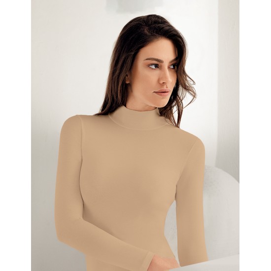 Şahinler Uzun Kollu Balıkçı Yaka Body Ten MB1036-TEN