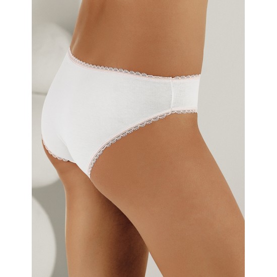 Şahinler Kadın Külot Üç lü Set MB3068 Beyaz-Pudra-Füme