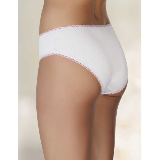 Şahinler Kadın Külot Üç lü Set MB3068 Beyaz-Pudra-Füme