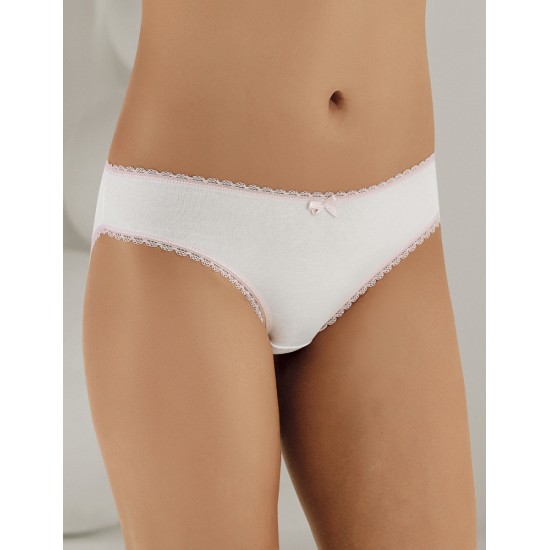 Şahinler Kadın Külot Üç lü Set MB3068 Beyaz-Pudra-Füme