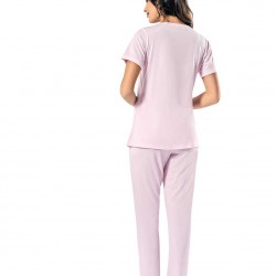 Şahinler Kadın Pijama Takımı MBP24818-2 Pembe