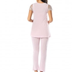 Şahinler Lohusa Pijama Takımı MBP24824-1 Pembe