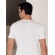 Şahinler Likralı Modal Kısakol Atlet Beyaz ME119 Şahinler Likralı Modal Kısakol Atlet Beyaz ME119